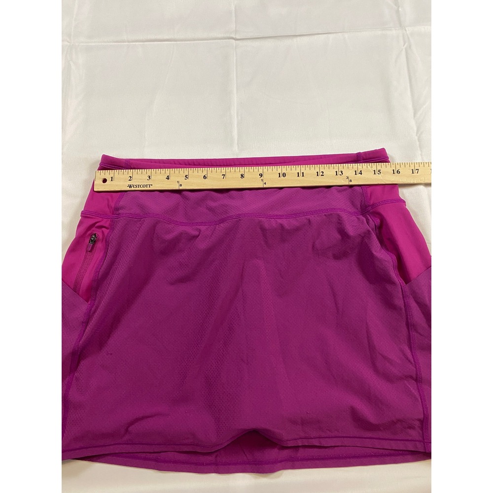 Athleta Action Skort Dobby 14.5 Blackout Pink Athletic Skirt‎ Women's Size M - Picture 10 of 13